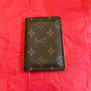 Louis Vuitton Monogramed Bifold Wallet/Card Holder